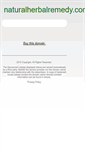 Mobile Screenshot of naturalherbalremedy.com